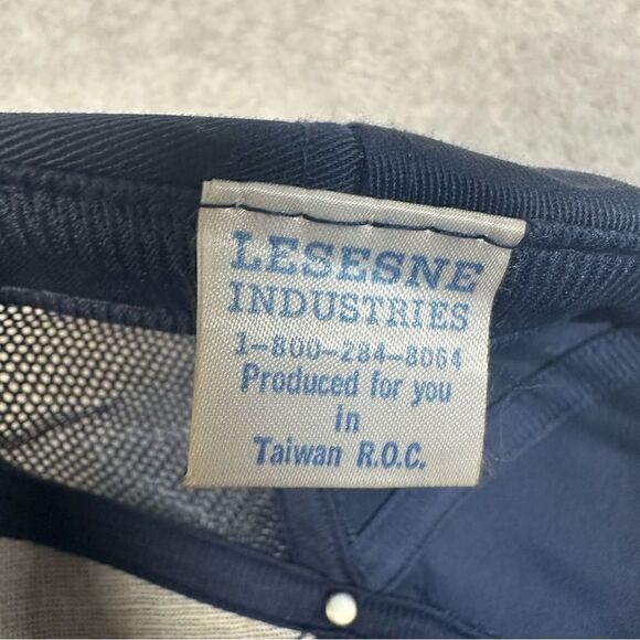 PYA Monarch Trucker Had Blue Mesh Snapback Rope Brim Casual Work Wear Vintage - Picture 10 of 10